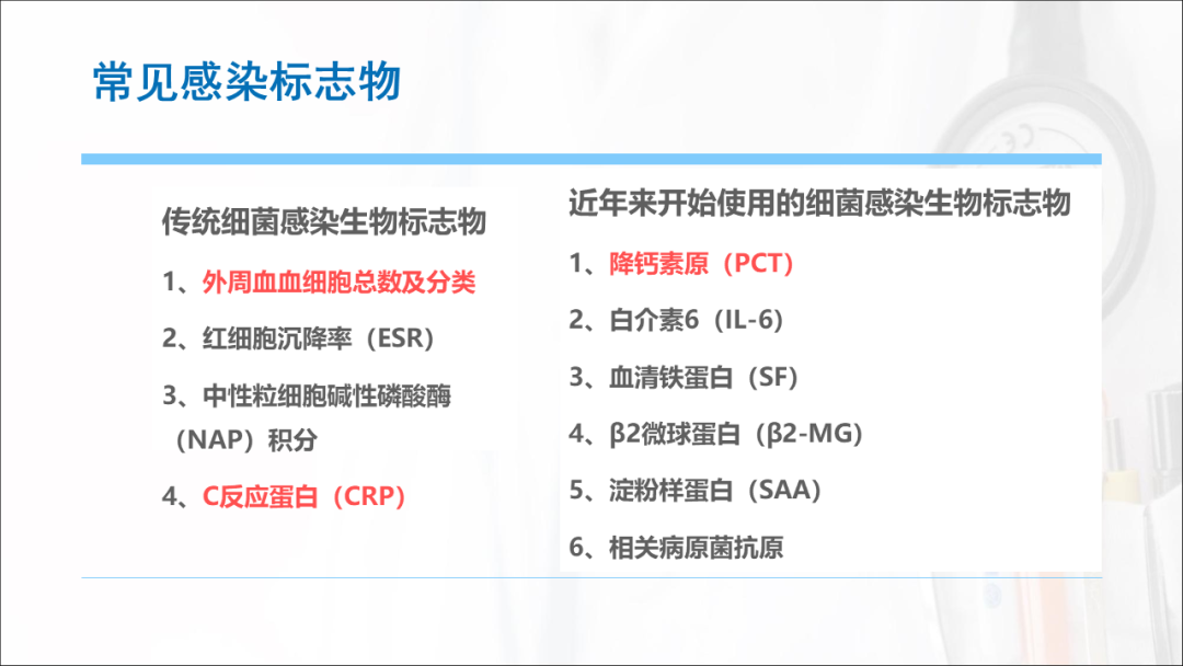 温故而知新感染标志物的再认识