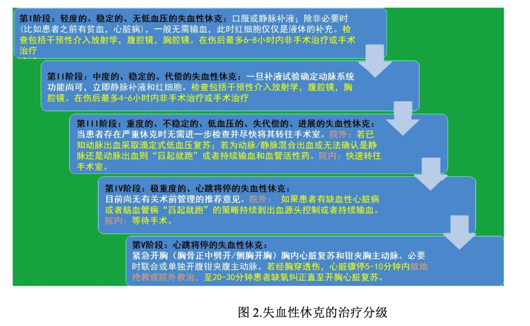 失血性休克的管理:生理学方法,时机和策略