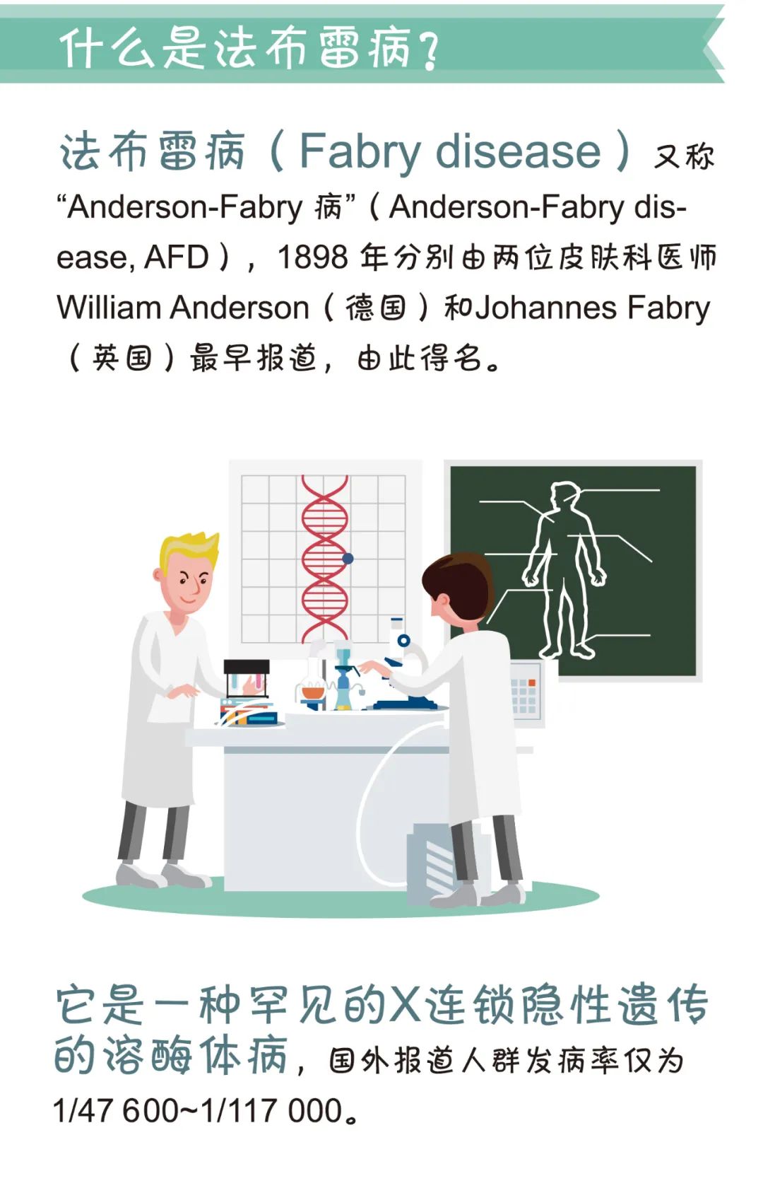 一图带你认识罕见病之法布雷病